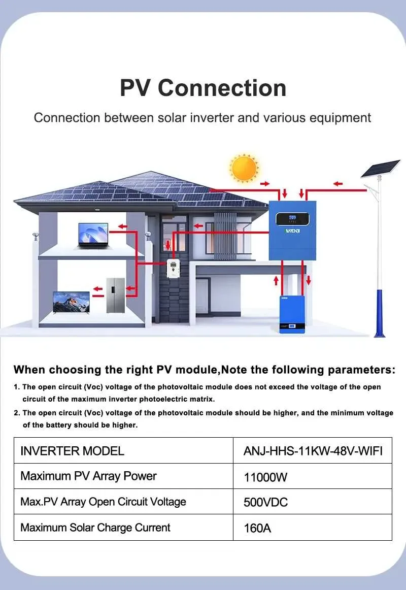 ANENJI Гібридний сонячний інвертор ANJ-HHS-11000W-48V  WIFI  11 кВт — фото 3