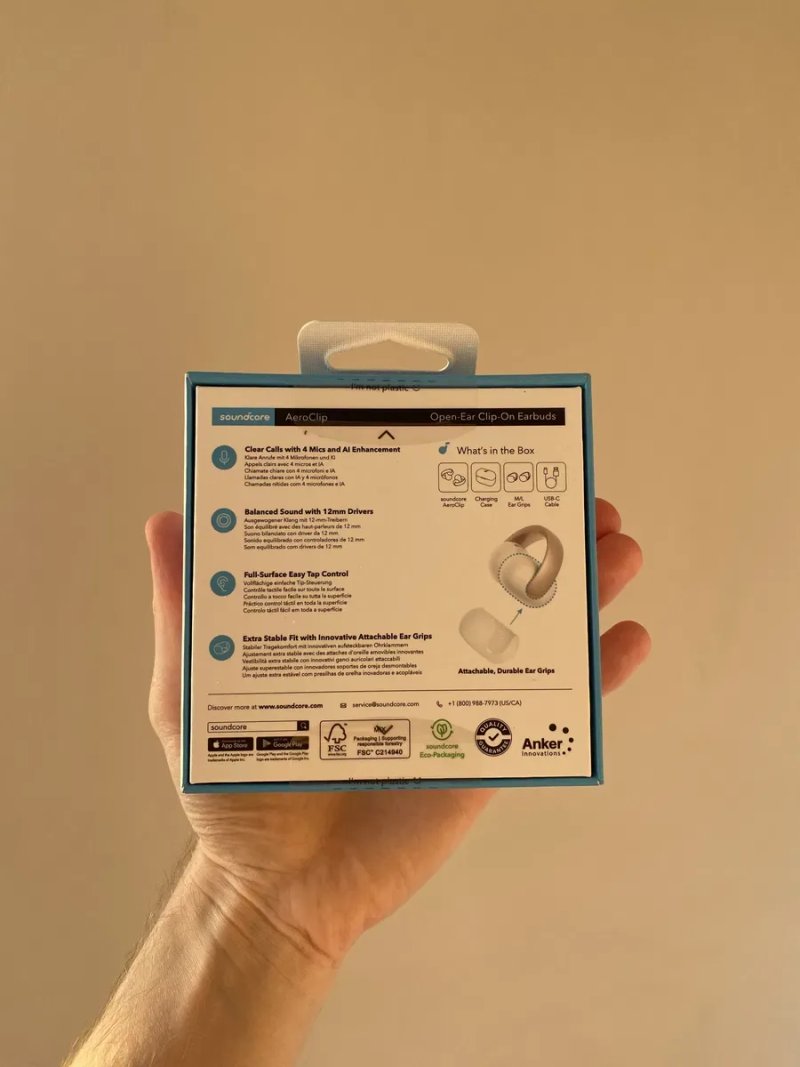 Anker Soundcore AeroClip - навушники кліпси бездротові — фото 2