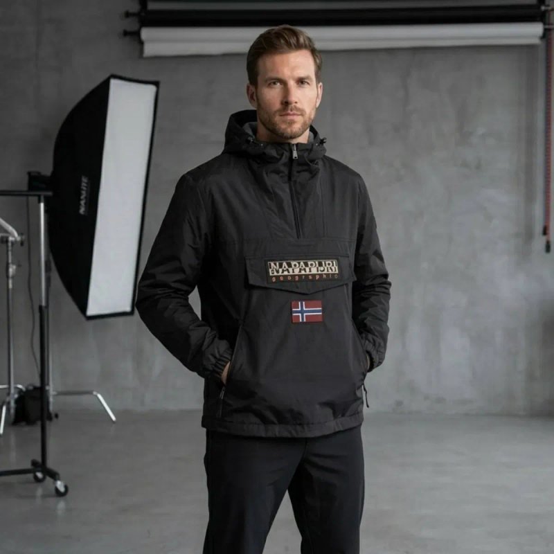 Анорак Napapijri чоловічий демісезонний S-XXL. Вітровка напапірі Преміум якість ! — фото 2