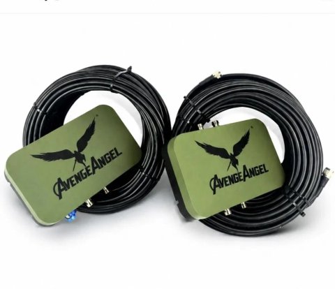 Aнтенна AVENGER 2.4G/5.2G/5.8G + Репитер с Кабелям RG-8 (4шт по 20m)