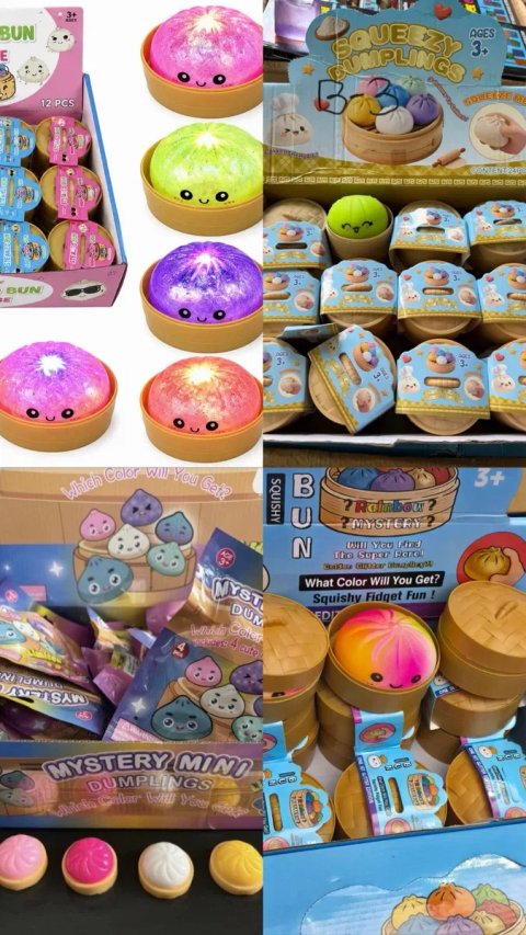 ‼️ Антистресс Дітячий Іграшка Squishy Dumpling сюрприз дитяча іграшка тренд 2026, іграшка сюрприз булочка squishy Dumpling сквіш пельмень ‼️