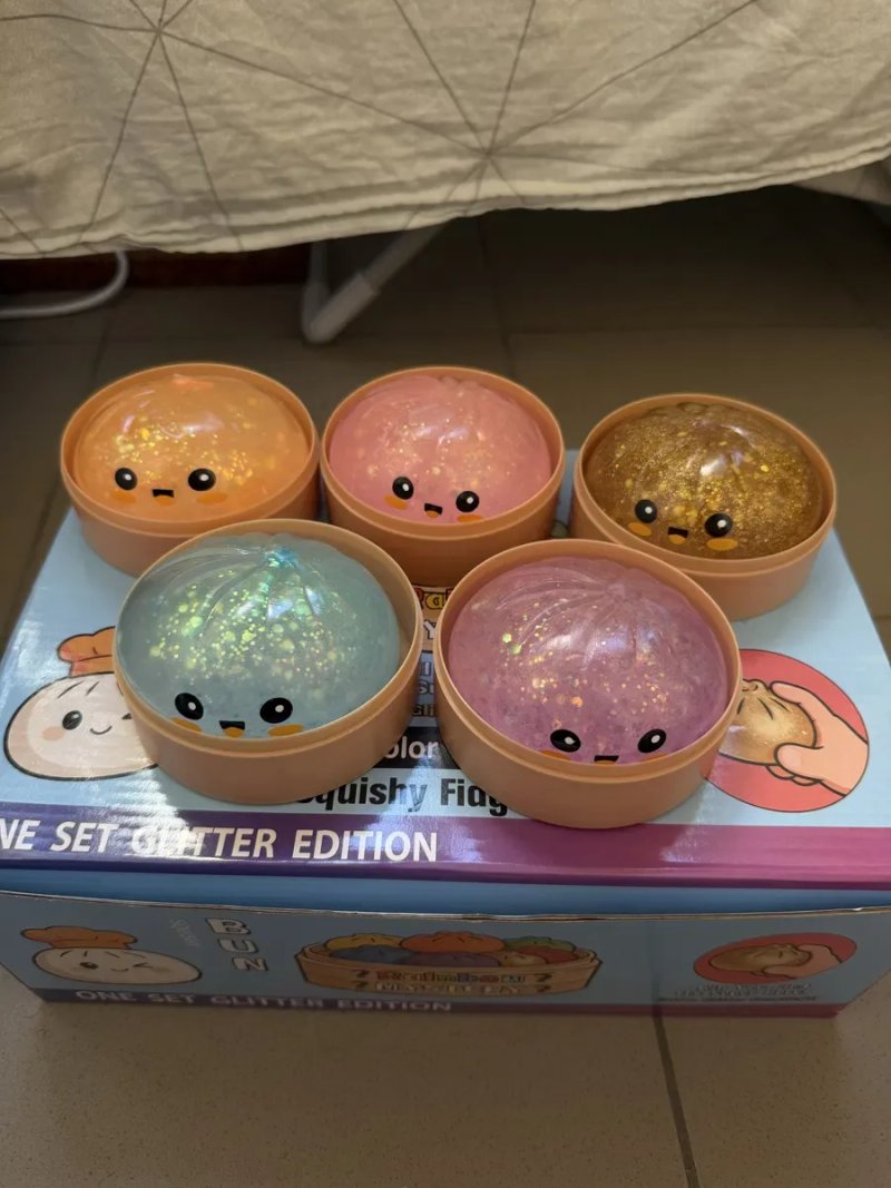 Антистресс Дітячий Іграшка Squishy Dumpling сюрприз дитяча іграшка тренд 2026, іграшка сюрприз булочка squishy Dumpling сквіш пельмень ! — фото 2