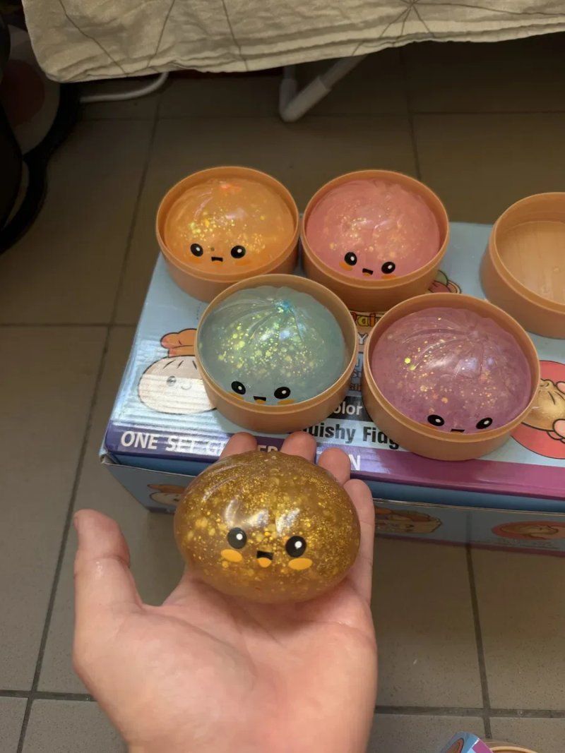 Антистресс Дітячий Іграшка Squishy Dumpling сюрприз дитяча іграшка тренд 2026, іграшка сюрприз булочка squishy Dumpling сквіш пельмень ! — фото 3