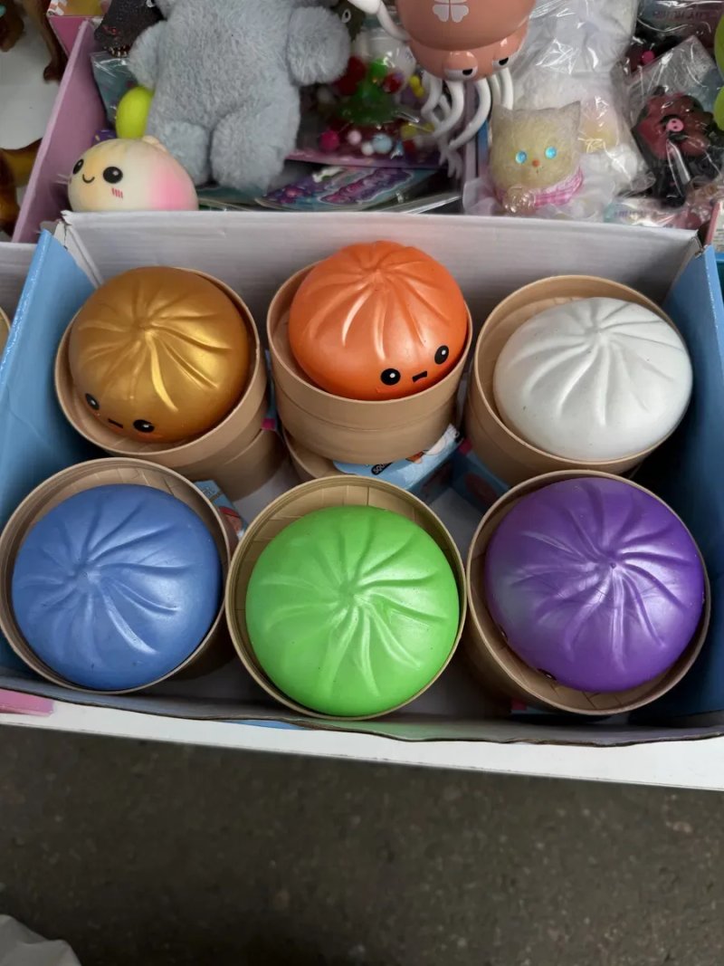 Антистресс Дітячий Іграшка Squishy Dumpling сюрприз дитяча іграшка тренд 2026, іграшка сюрприз булочка squishy Dumpling сквіш пельмень ! — фото 4