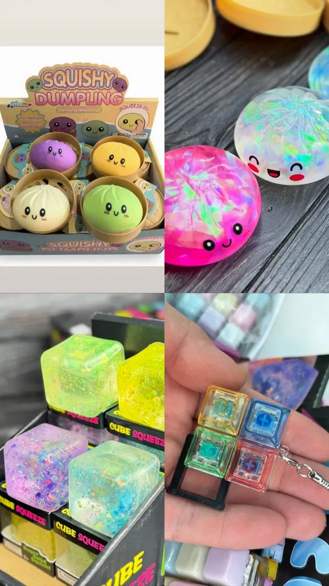 ‼️ Антистресс Дітячий Іграшка Squishy Dumpling сюрприз дитяча іграшка тренд 2026, іграшка сюрприз булочка squishy Dumpling сквіш пельмень ‼️ — фото 5