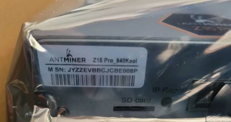 Antminer Z15 Pro 860 K/sol | Гарантія, майнер, Bitmain — фото 3