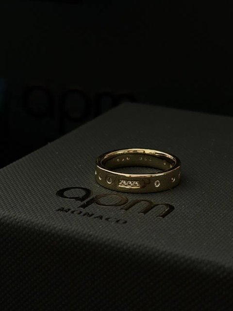 APM Monaco Morse Code LOVE RING. Кольцо новое. Полный комплект.
