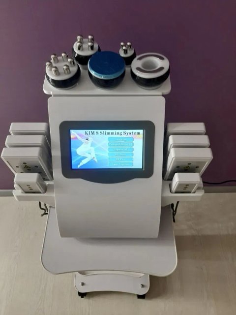 Аппарат вакуум.массажа, RF, кавитации, лаз.липолиз KIM-8 Рассрочка