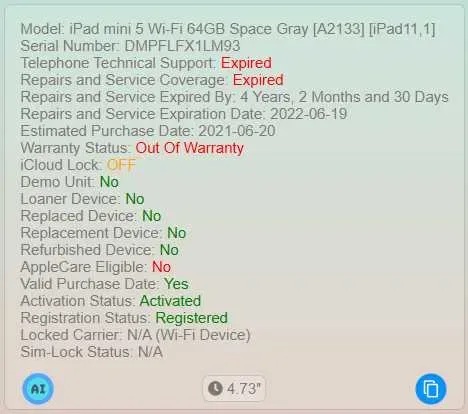 Apple iPad Mini 5 3/64 A2133 [86%] — фото 5