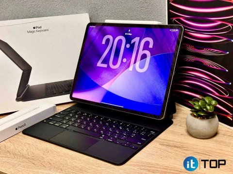 Apple iPad Pro 12.9" 6th M2 2022 MP623 /512Gb LTE(5G) +Чохол-клавіатура Ідеал!Повний комплект Spaace Gray/Magik Kaydbord+Pensil /Айпад Планшет macbook