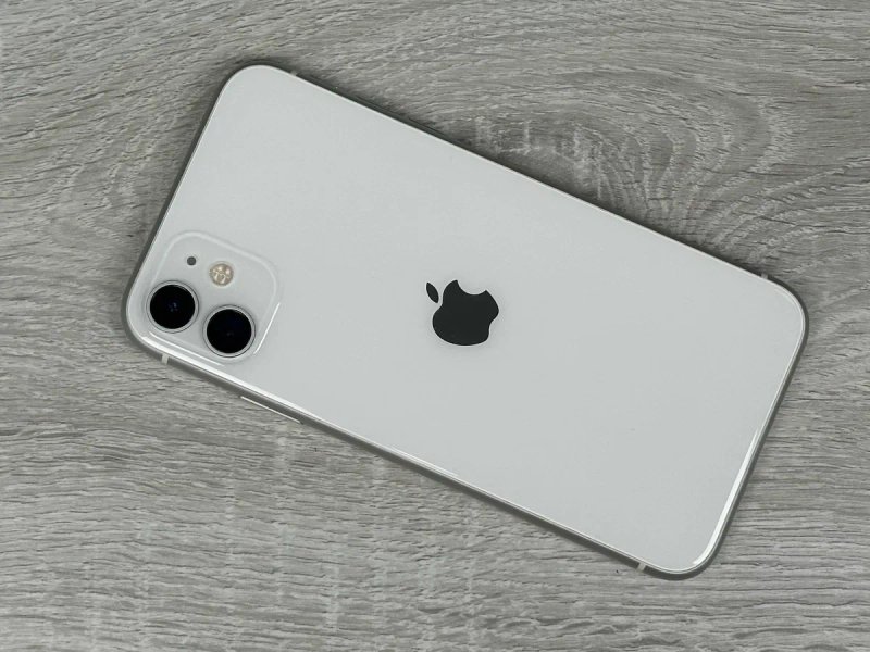 Apple iPhone 11 - 128GB - White Neverlock ІДЕАЛ 92% АКУМУЛЯТОР №367 — фото 3