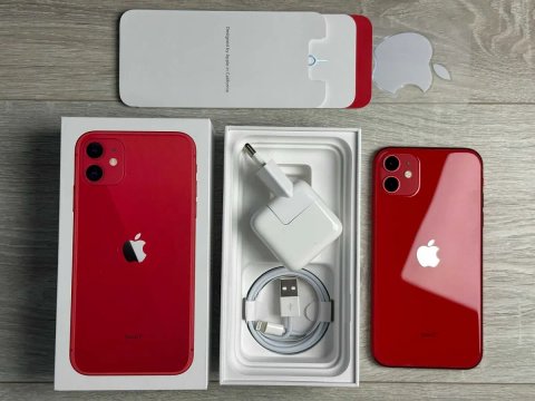Apple iPhone 11 - 64GB - RED Neverlock ІДЕАЛ Акумулятор 100%