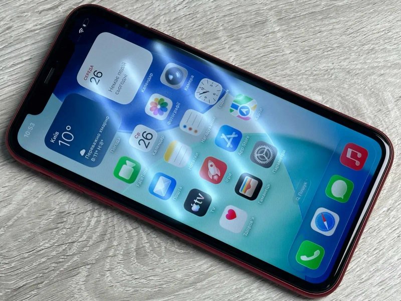 Apple iPhone 11 - 64GB - RED Neverlock ІДЕАЛ Акумулятор 100% — фото 2