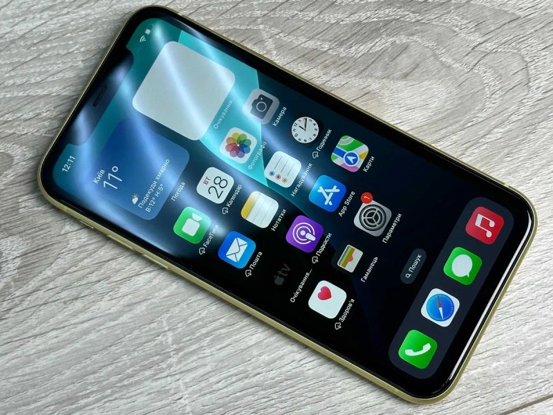 Apple iPhone 11 - 64GB - Yellow Neverlock 100% АКУМУЛЯТОР — фото 2