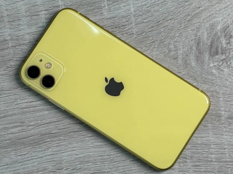 Apple iPhone 11 - 64GB - Yellow Neverlock 100% АКУМУЛЯТОР — фото 3