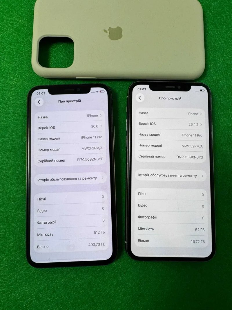 Apple iPhone 11 Pro 64/512gb Neverlock Батарея 100% Gold Silver — фото 3