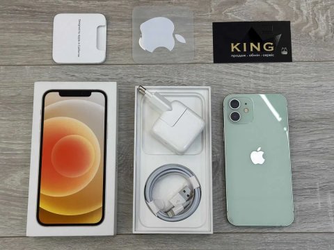 Apple iPhone 12 - 64GB - Green Neverlock ІДЕАЛ 100% АКУМУЛЯТОР №222