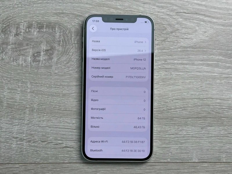 Apple iPhone 12 - 64GB - Green Neverlock ІДЕАЛ 92% АКУМУЛЯТОР №152 — фото 5