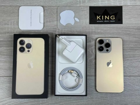 Apple iPhone 13 Pro - 128GB - Gold Neverlock 100% АКУМУЛЯТОР №551