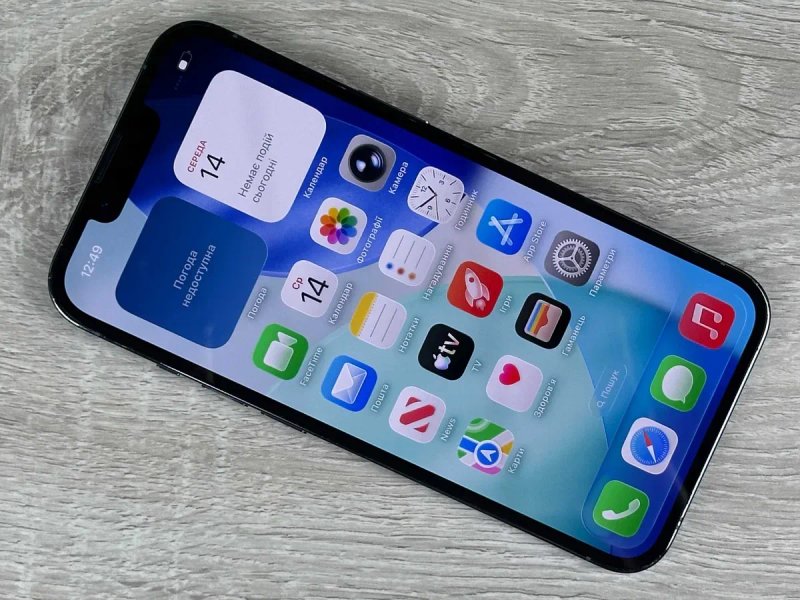 Apple iPhone 13 Pro - 128GB - Sierra Blue Neverlock ІДЕАЛ 100% АКУМ №390 — фото 4