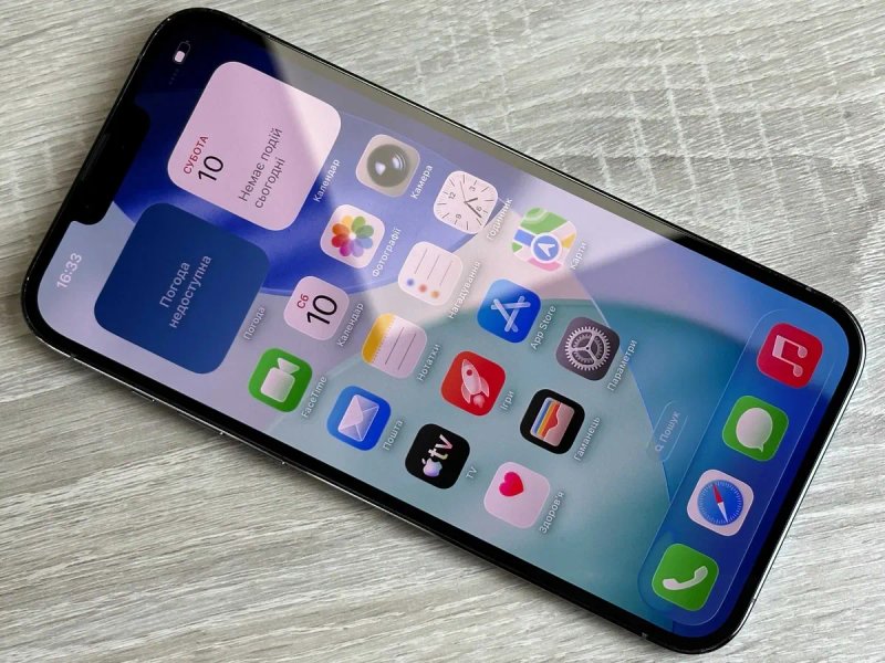 Apple iPhone 13 Pro Max - 128GB - Sierra Blue Neverlock 100% АКБ №1711 — фото 2