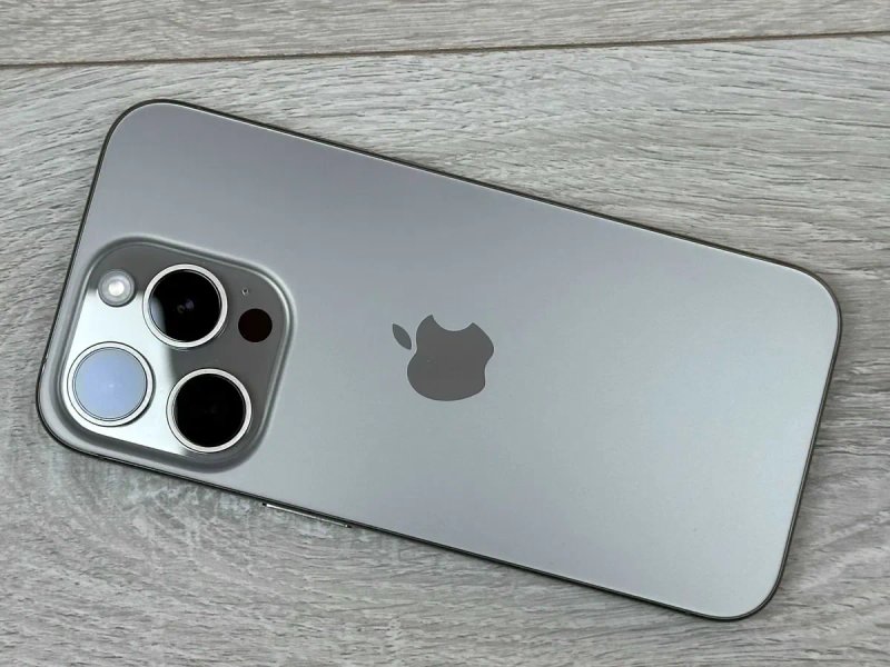 Apple iPhone 15 Pro - 128GB - Natural Titanium Neverlock ФізСім ІДЕАЛ 100% Акумулятор №568 — фото 3