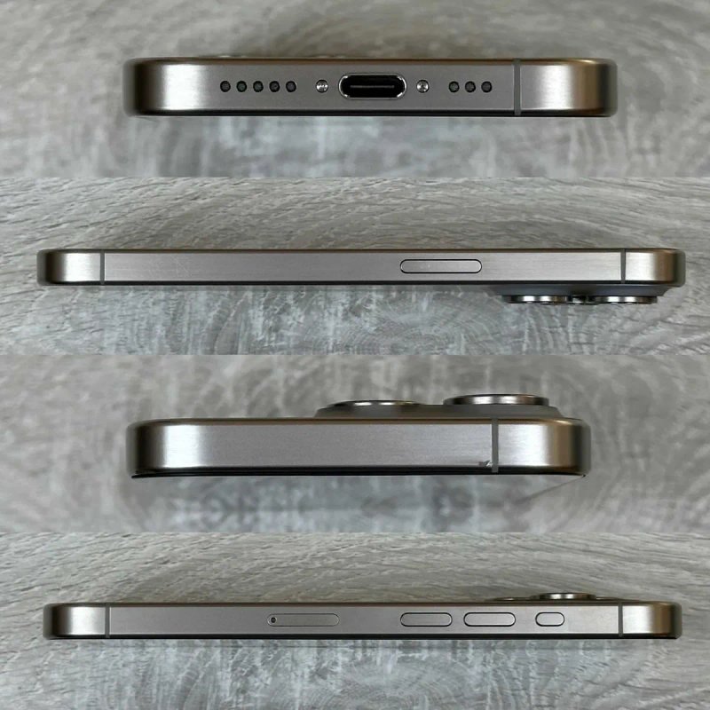 Apple iPhone 15 Pro - 128GB - Natural Titanium Neverlock ФізСім ІДЕАЛ 100% Акумулятор №568 — фото 8