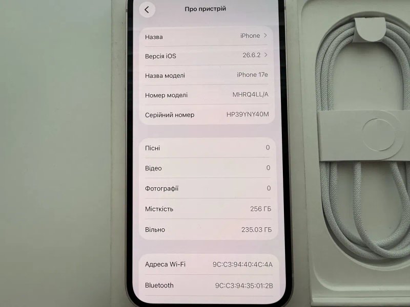 Apple iPhone 17е 256gb Soft Pink Neverlock 100% — фото 3