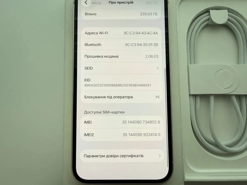 Apple iPhone 17е 256gb Soft Pink Neverlock 100% — фото 4