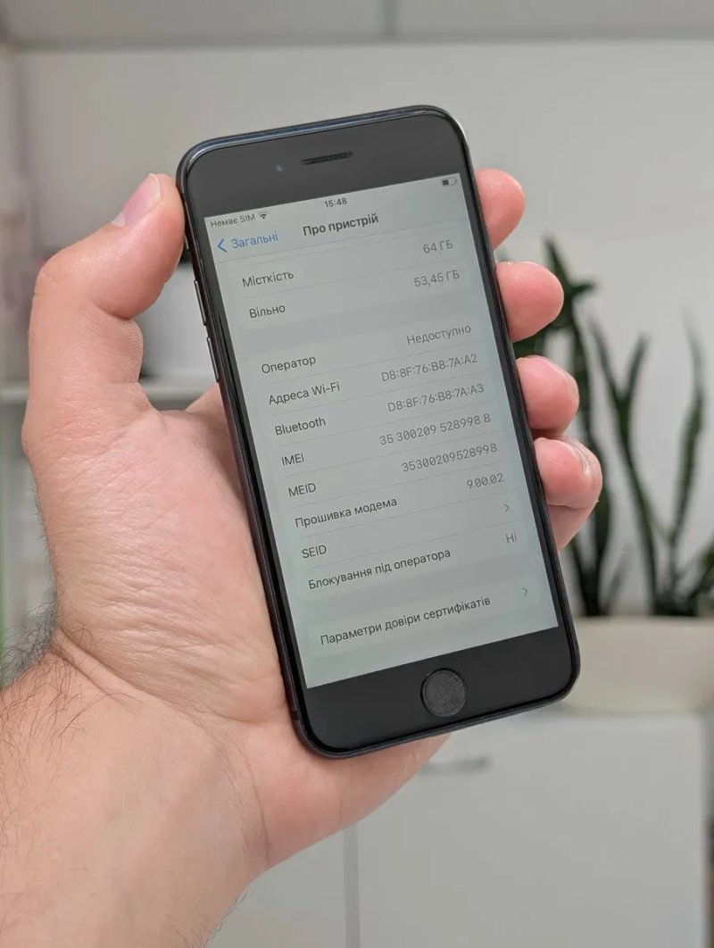 Apple iPhone 8 64GB Black Neverlock, Айфон 8 64ГБ Гарний стан, АКБ 93% — фото 8