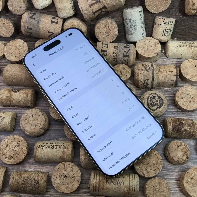 Apple iPhone Air 256Gb. Cloud White. Стан - ідеальний! батарея 94% — фото 6