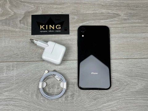 Apple iPhone XR - 64GB - Black Neverlock 100% акумулятор №509