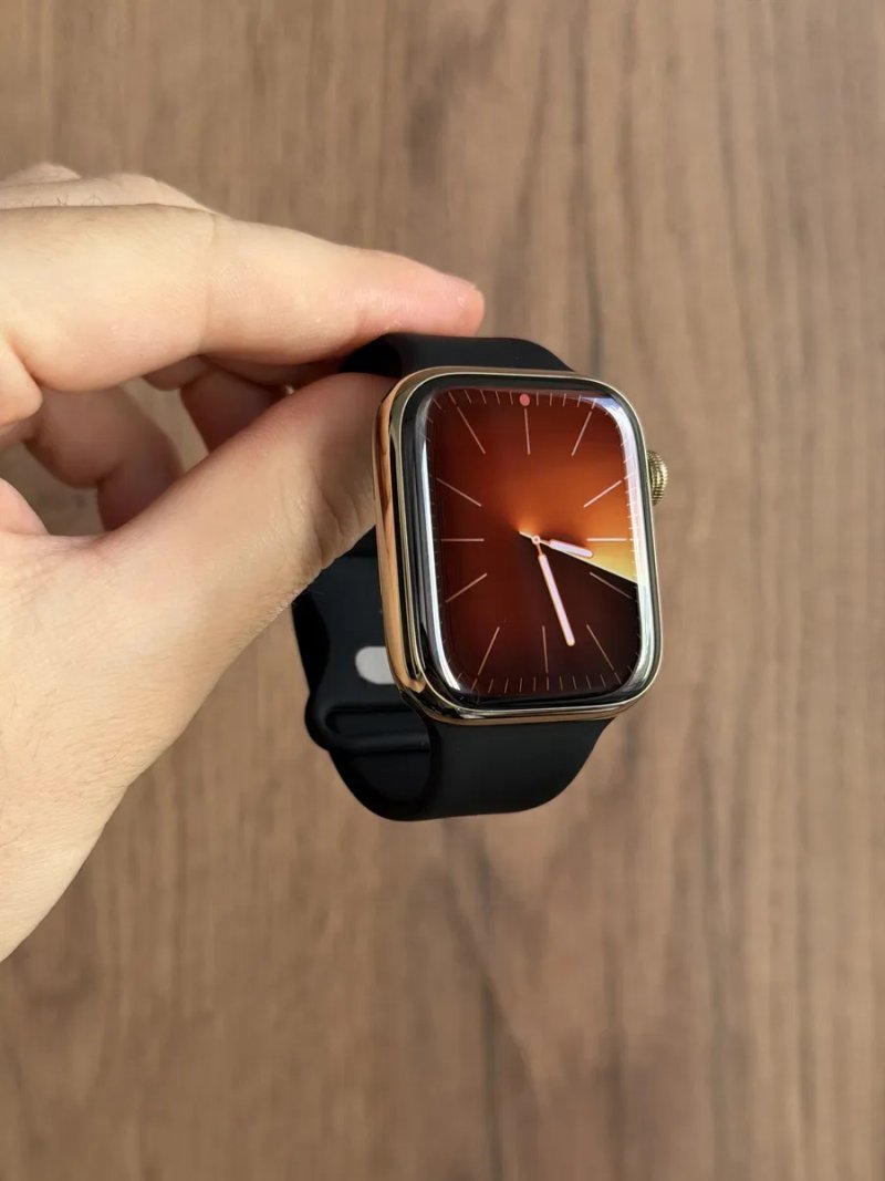 Apple Watch 9 45mm Gold Stainless Steel — фото 2