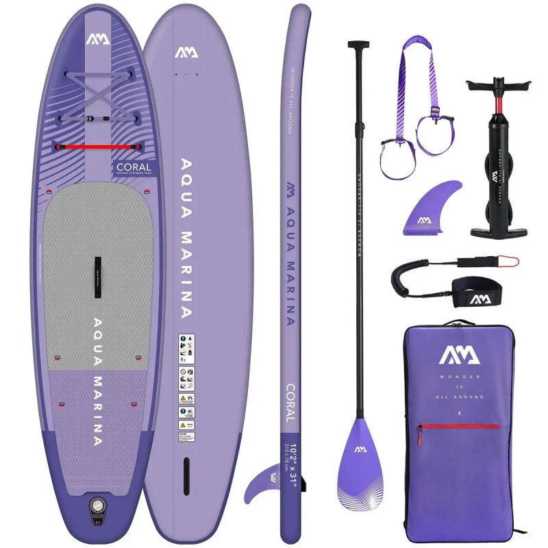 Aqua Marina Coral Night Fade Борд Дошка SUP САП доска Board Paddle Суп SUP дошка 2 шари слоя доска надувна Stand Up Paddle board борд SUB SAP надувная — фото 3