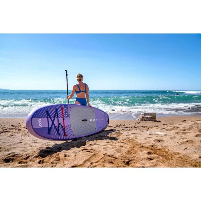 Aqua Marina Coral Night Fade Борд Дошка SUP САП доска Board Paddle Суп SUP дошка 2 шари слоя доска надувна Stand Up Paddle board борд SUB SAP надувная — фото 8