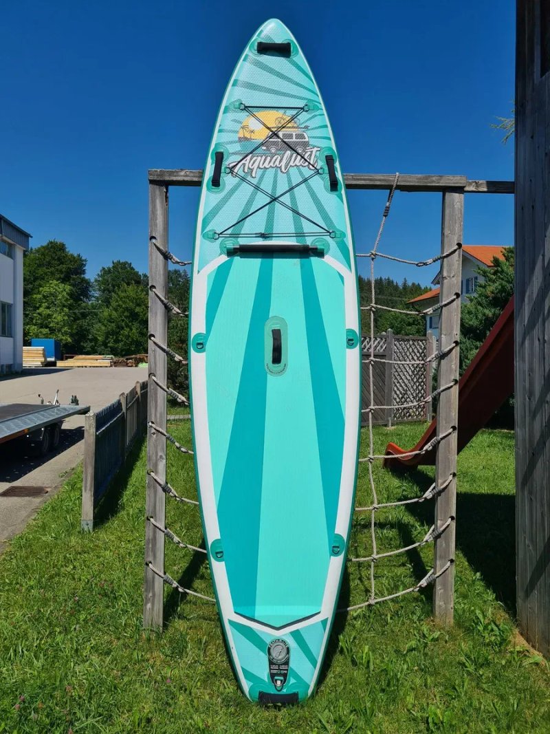AQUALUST Борд Дошка SUP САП доска НОВАЯ 2 СЛОЯ 320 см. Board Paddle SUP дошка 2 шари слоя доска надувна Stand Up Paddle board борд SUB SAP надувная — фото 3