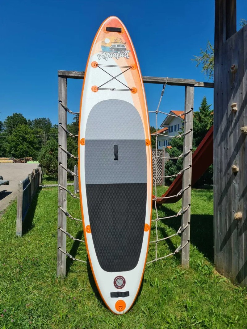 AQUALUST Борд Дошка SUP САП доска НОВАЯ 2 СЛОЯ 320 см. Board Paddle SUP дошка 2 шари слоя доска надувна Stand Up Paddle board борд SUB SAP надувная — фото 4