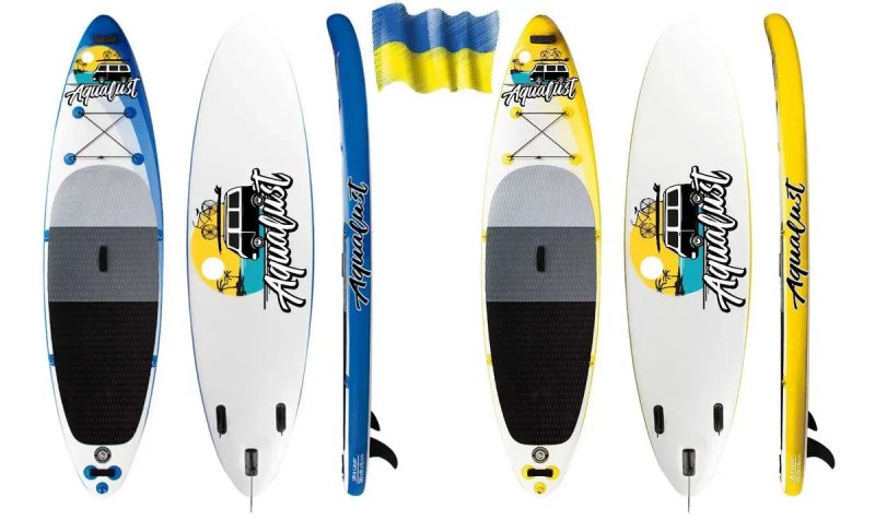 AQUALUST SUP Дошка САП доска Борд НОВАЯ 2 СЛОЯ 320 см. Board Paddle — фото 8