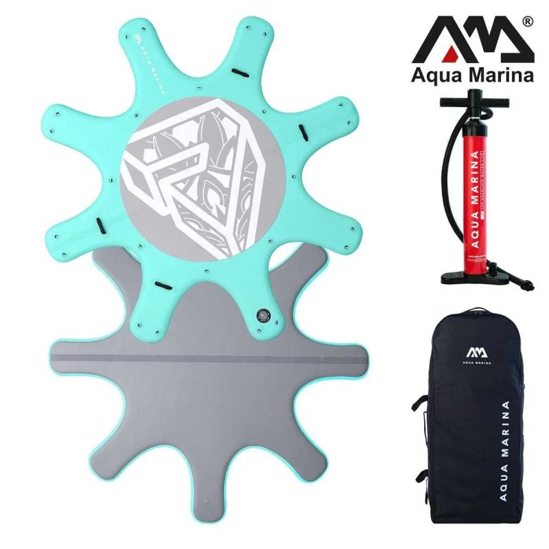 AquaMarina Йога Станція SUP Dock SKINFOX САП борд board доска дошка Aqua YOGA SUP дошка 2 шари слоя САП доска надувна Stand Up Paddle board борд SUB — фото 4