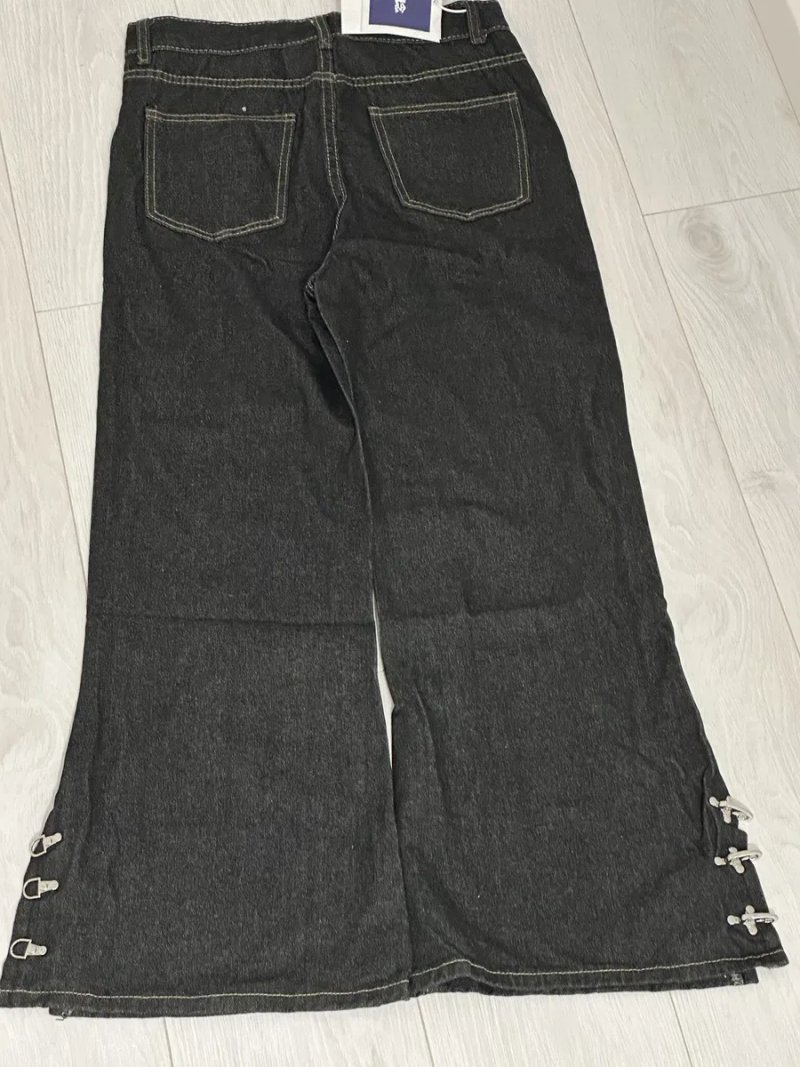 Архівні джиниси буткат кльош Оріит flared jeans balenciaga racer drip буткат bootcut flated vintage archive raw джинсы опиум — фото 4