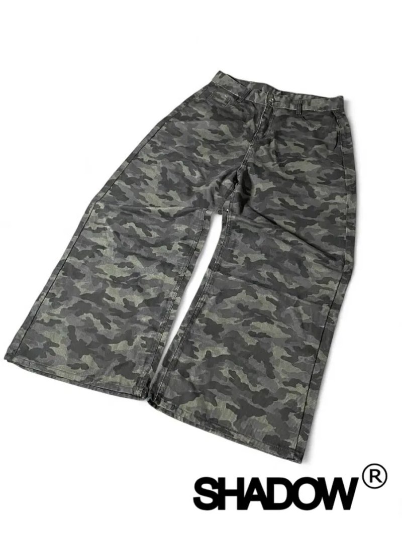 Army baggy pants | Камуфляжні широкі штани джинси type opium sk8 y2k