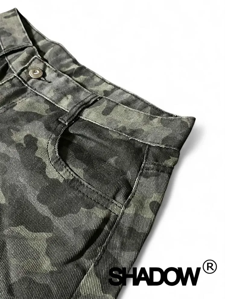 Army baggy pants | Камуфляжні широкі штани джинси type opium sk8 y2k — фото 3