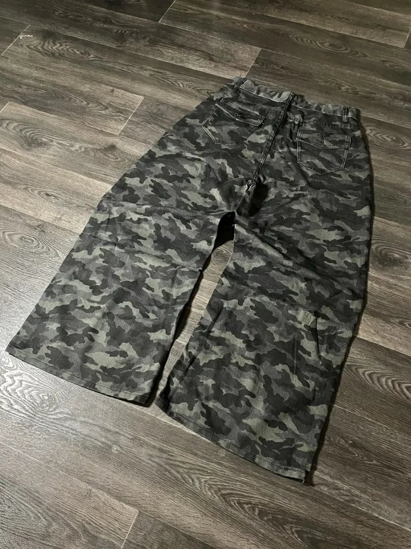 Army baggy pants | Камуфляжні широкі штани jaded type opium sk8 y2k — фото 2