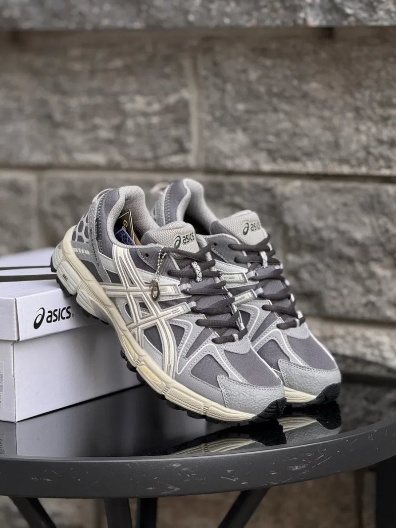 Asics Gel-Kahana 8 Grey Gore-Tex термо кросівки водонепроникні з мембраною — фото 5