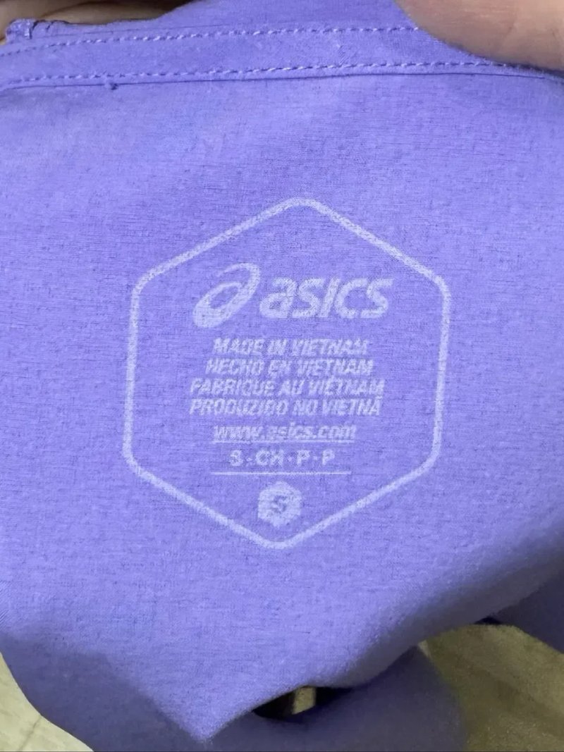 ASICS кофта ветровка S-M размер спортивная сиреневая — фото 2