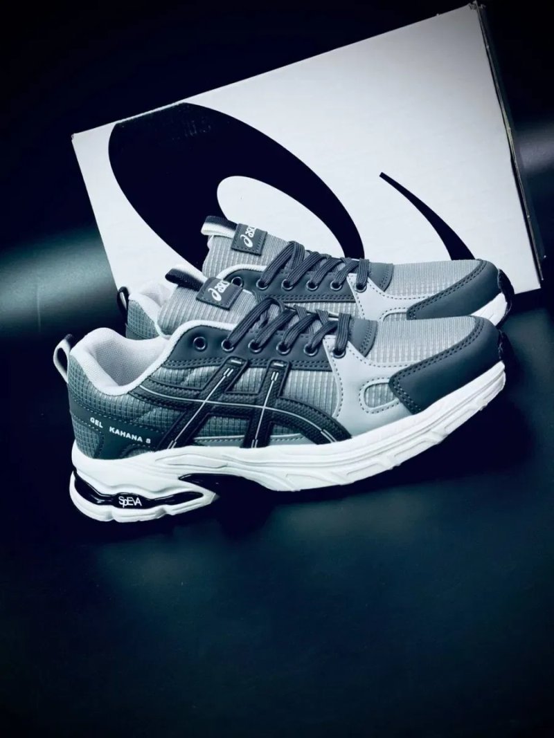 Асикс кахана мужские молодежные красовки на лето Кожаные кросовки Asics Gel Kahana летние Спортивные кросовки модные Легкие кросовки асиксы асекс — фото 7