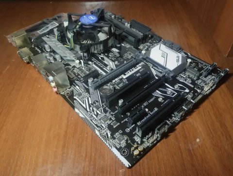 ASUS H270-PRO(сокет 1151v1) + Core i5-6600 3.3GHz + кулер