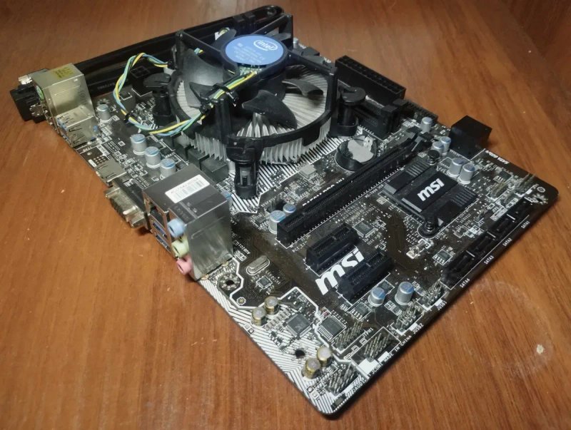 ASUS H270-PRO(сокет 1151v1) + Core i5-6600 3.3GHz + кулер — фото 3