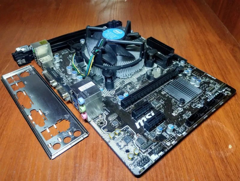 ASUS H270-PRO(сокет 1151v1) + Core i5-6600 3.3GHz + кулер — фото 5