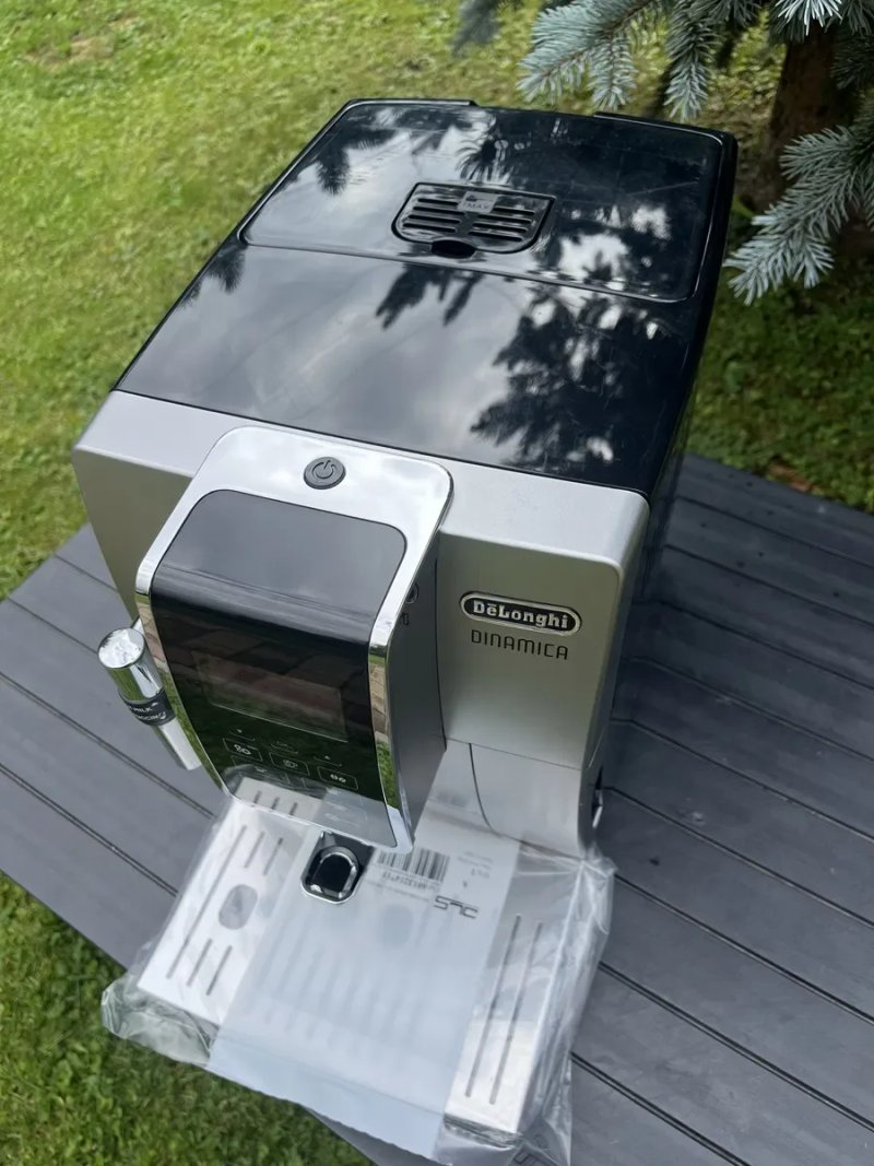 Автоматична кавомашина Delonghi Dinamica гарантія 6 місяців. Пробіг усього 50 чашок — фото 3